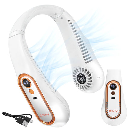 Ventilator de gât, răcire wireless portabilă cu încărcare USB-C