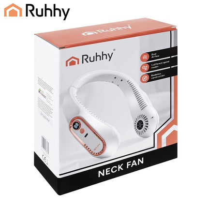 Ventilator de gât, răcire wireless portabilă cu încărcare USB-C