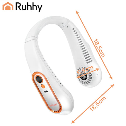 Ventilator de gât, răcire wireless portabilă cu încărcare USB-C