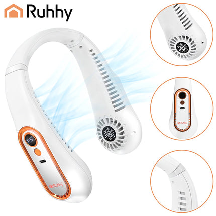 Ventilator de gât, răcire wireless portabilă cu încărcare USB-C