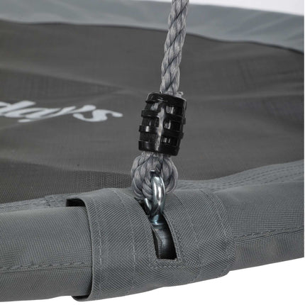 Balansoar rotund de grădină tip cuib 110 cm pentru relaxare