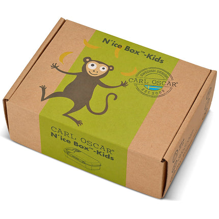 N'ice Box lunch box with cooling block Lime