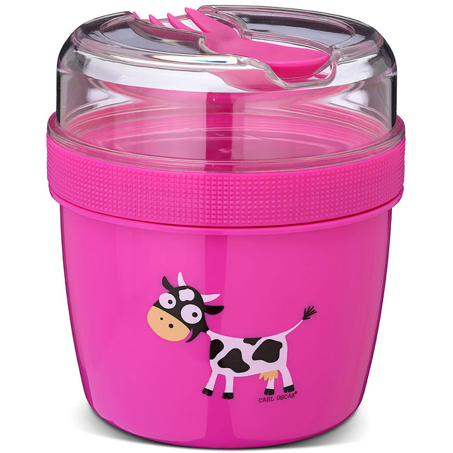 N'ice Cup - Lunch box with cooling plate Cerise