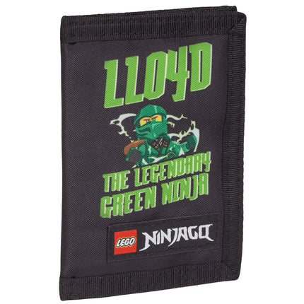 Portofel Ninjago pentru copii, culoare verde, material rezistent