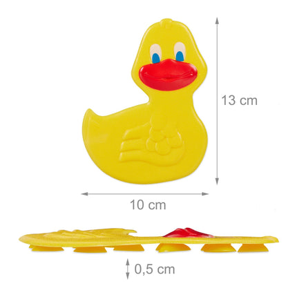 Non-Slip Bath Stickers Ducks, Set of 5