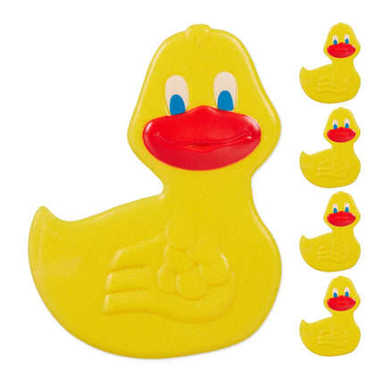 Non-Slip Bath Stickers Ducks, Set of 5