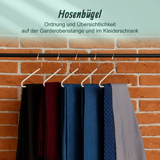 Umerașe pentru pantaloni antiderapante, care economisesc spațiu, set de 5