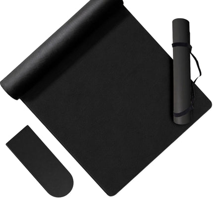 Non-Slip Yoga Mat 5 mm with Carrying Strap, 68 x 183 cm, Black