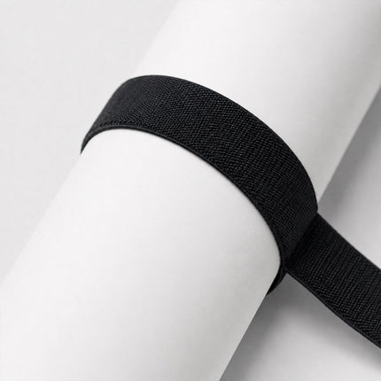 Non-Slip Yoga Mat 5 mm with Carrying Strap, 68 x 183 cm, White