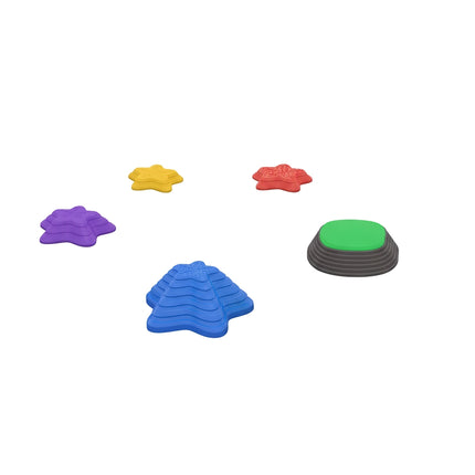 Non-slip stacking stones, balancing game for 80 kg use
