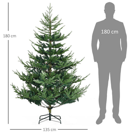 Pom de Crăciun Artificial Pin Nordic, 180cm, Verde