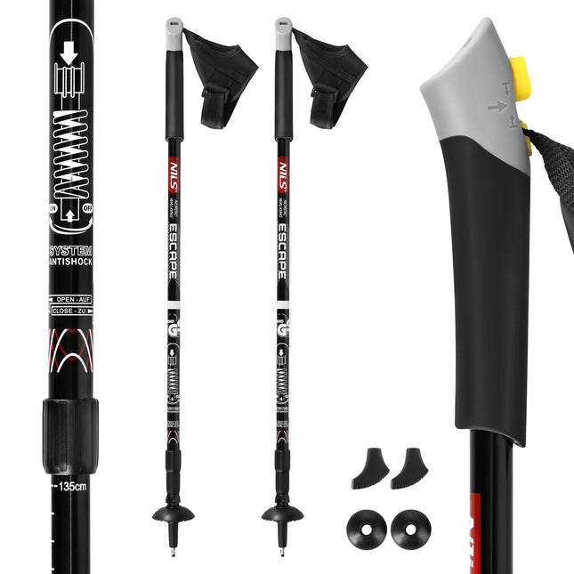 Nordic Walking Poles, Adjustable, Lightweight