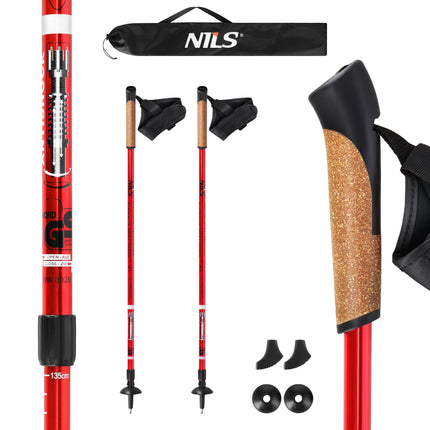Bețe de nordic walking, reglabile, ușoare