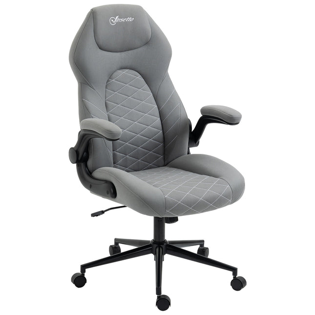 Scaun de birou, Scaun de birou ergonomic, Scaun de calculator cu functie basculanta, Cotiere reglabile, Scaun pivotant cu perna moale