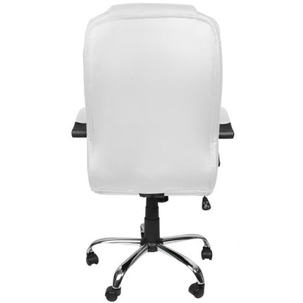 Office chair, eco-leather - white, Malatec 23240