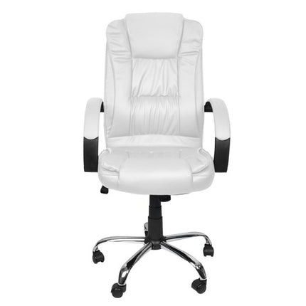 Office chair, eco-leather - white, Malatec 23240