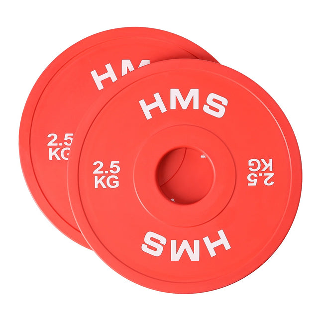 Plăci de protecție olimpice 2 x 2,5 kg cauciuc