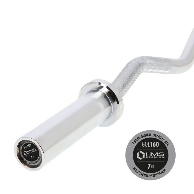 Olympic Curl Bar 120 cm, diametru de încărcare 50 mm