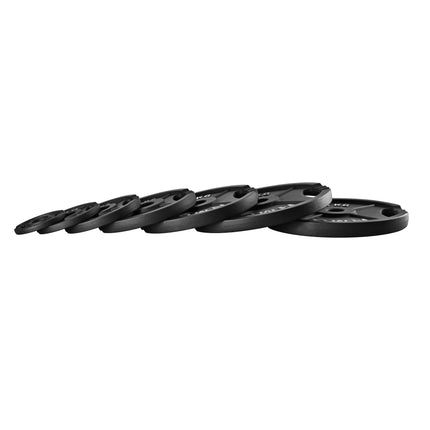 Olympic Weight Plate, Black Cast Iron, 1.25 Kg