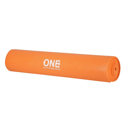 Covoraș de yoga portocaliu, anti-alunecare, 6 mm grosime