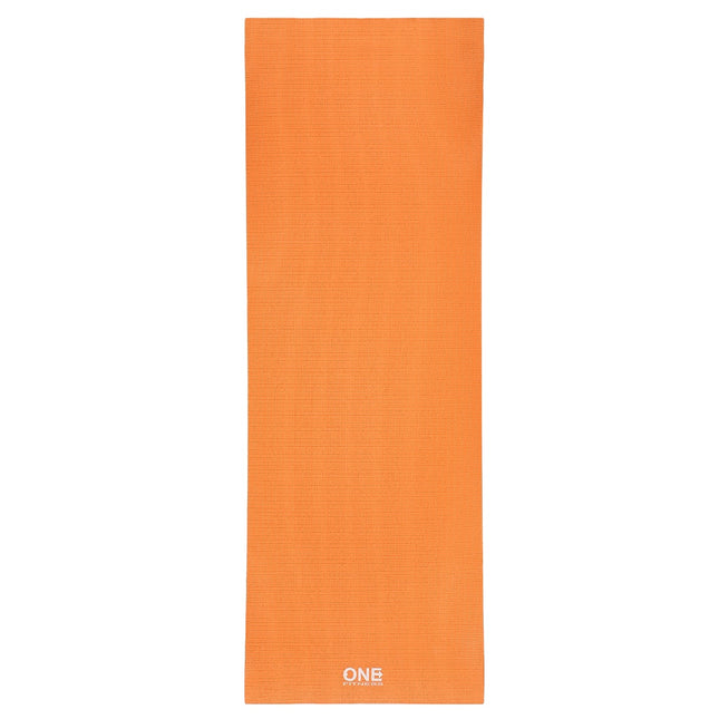 Covoraș de yoga portocaliu, anti-alunecare, 6 mm grosime