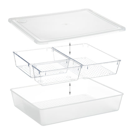 Cutie organizatoare cu 3 compartimente detasabile