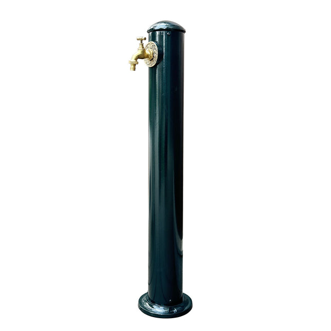 Coloană de fântână de exterior din aluminiu turnat, verde