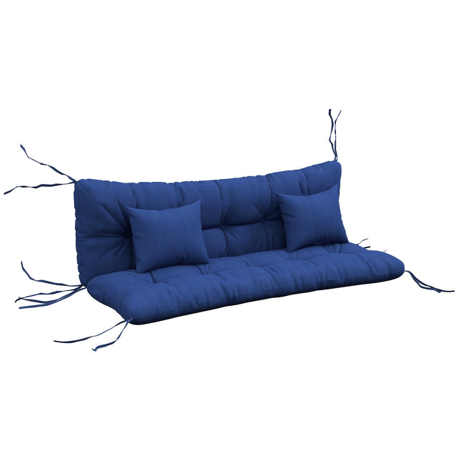 Set de perne pentru scaune de exterior, 150x50 cm, rezistente la apă, bleumarin