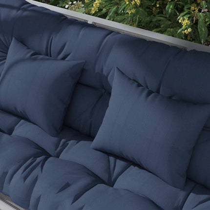 Set de perne pentru scaune de exterior, 150x50 cm, rezistente la apă, bleumarin