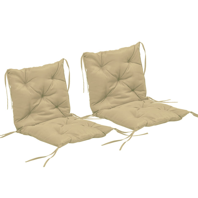 Set de perne pentru scaune de exterior, 98x50 cm, kaki, grosime 8 cm