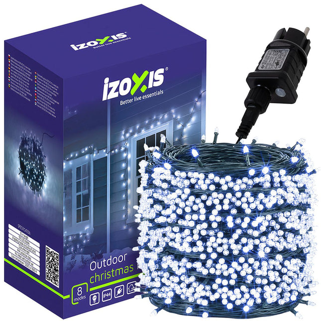 Lumini de Crăciun pentru exterior, 500 LED-uri, 35m, alb rece