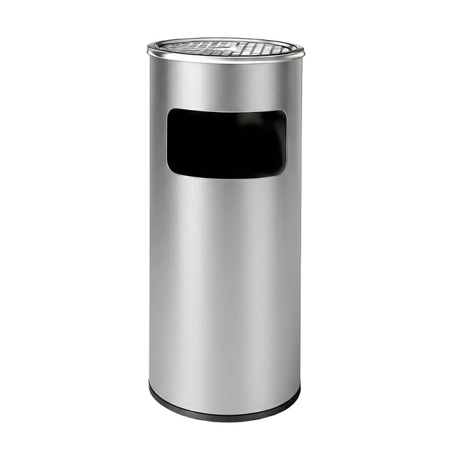 Outdoor Floor Ashtray, 30L Bin, Removable Bucket
