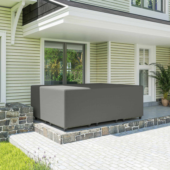 Husă pentru mobilier de exterior, material Oxford impermeabil, 275x205x90 cm