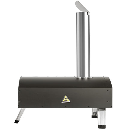 Outdoor Pizza Oven 12-Inch, Pellet Or Charcoal, Pizza Stone