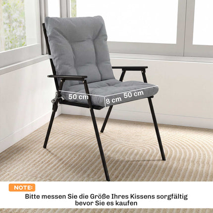 Set de perne de scaun pentru exterior, grosime 8 cm, rezistente la apă, pachet de 2