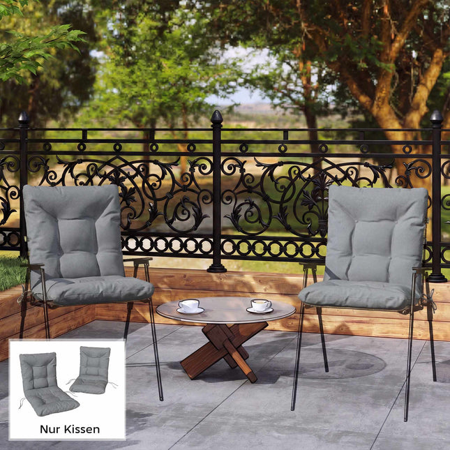 Set de perne de scaun pentru exterior, grosime 8 cm, rezistente la apă, pachet de 2