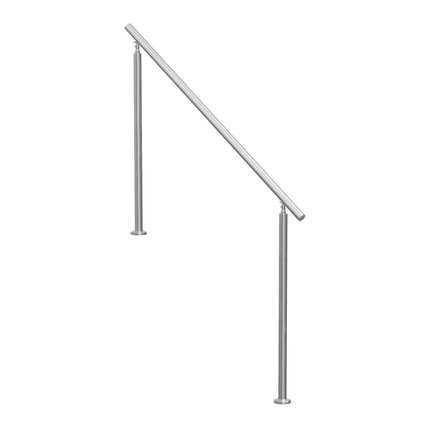 Outdoor Stair Handrail Kit, 59 in Stainless Steel, Adjustable