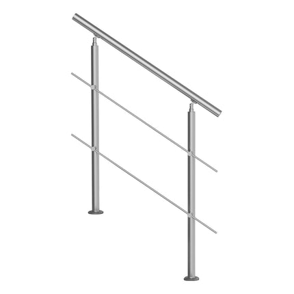 Outdoor Stair Handrail, Stainless Steel, 39.4 Inch