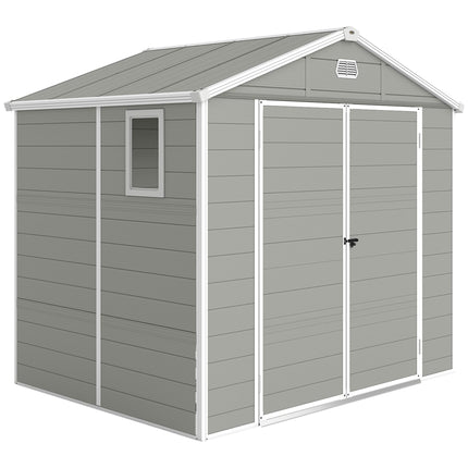 Șopron de depozitare pentru exterior, 4,1 m², polipropilenă, 240x190x228 cm