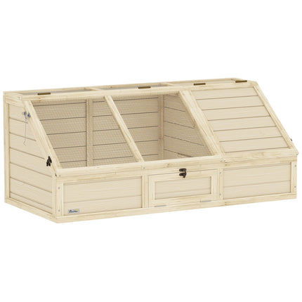 Incint pentru broaște țestoase de exterior, design cu bază deschisă