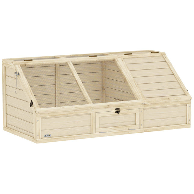 Incint pentru broaște țestoase de exterior, design cu bază deschisă