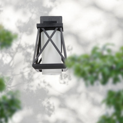 Lampă de perete de exterior neagră