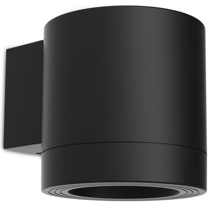 Aplica de exterior, neagră, IP44, soclu GU10