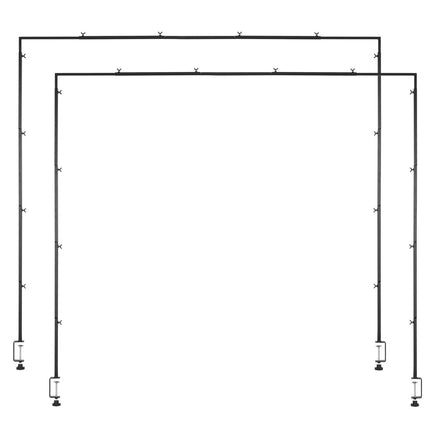 Over-The-Table Balloon Arch Stand Set, Adjustable, 2 Pack