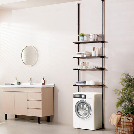 Over-Toilet Storage Rack, 4-Tier Adjustable Steel