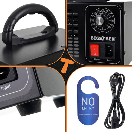 Purificator de aer cu generator de ozon, 150W, temporizator de 60 de minute