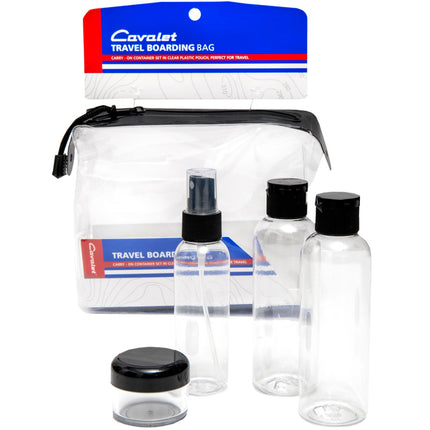 PET travel bottles