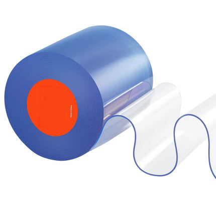 PVC Strip Curtain Roll, Clear 15 m x 20 cm, 2 mm