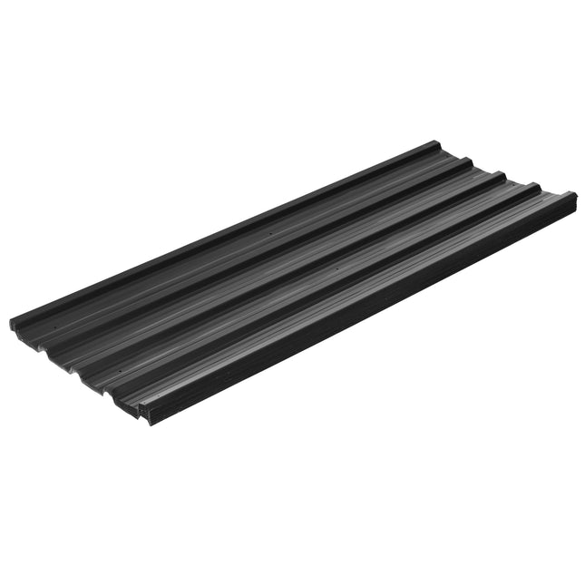 Pachet 12 tablă trapezoidală 129 x 45 cm 7 m² tablă de acoperiș galvanizată 0,25 mm tablă profil rezistentă la intemperii panouri de acoperiș din oțel galvanizat panouri de acoperiș tablă de oțel panouri din tablă ondulată pentru acoperiș