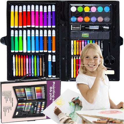 Painting set in a case 86 pcs